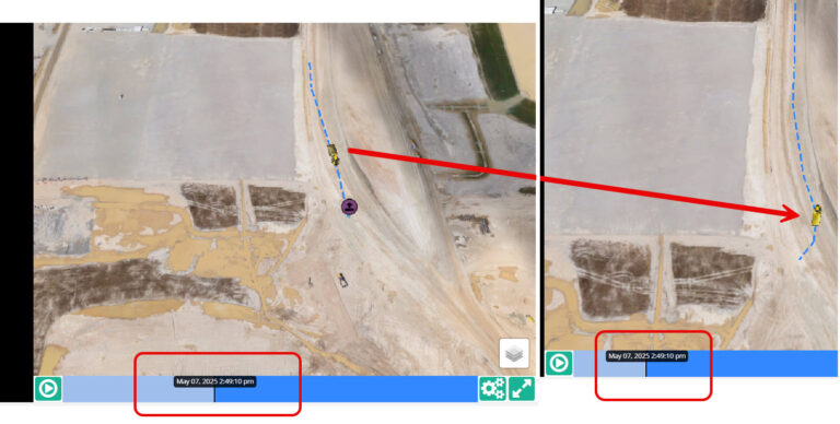 RPS Tracker's journal report logging an accident event.