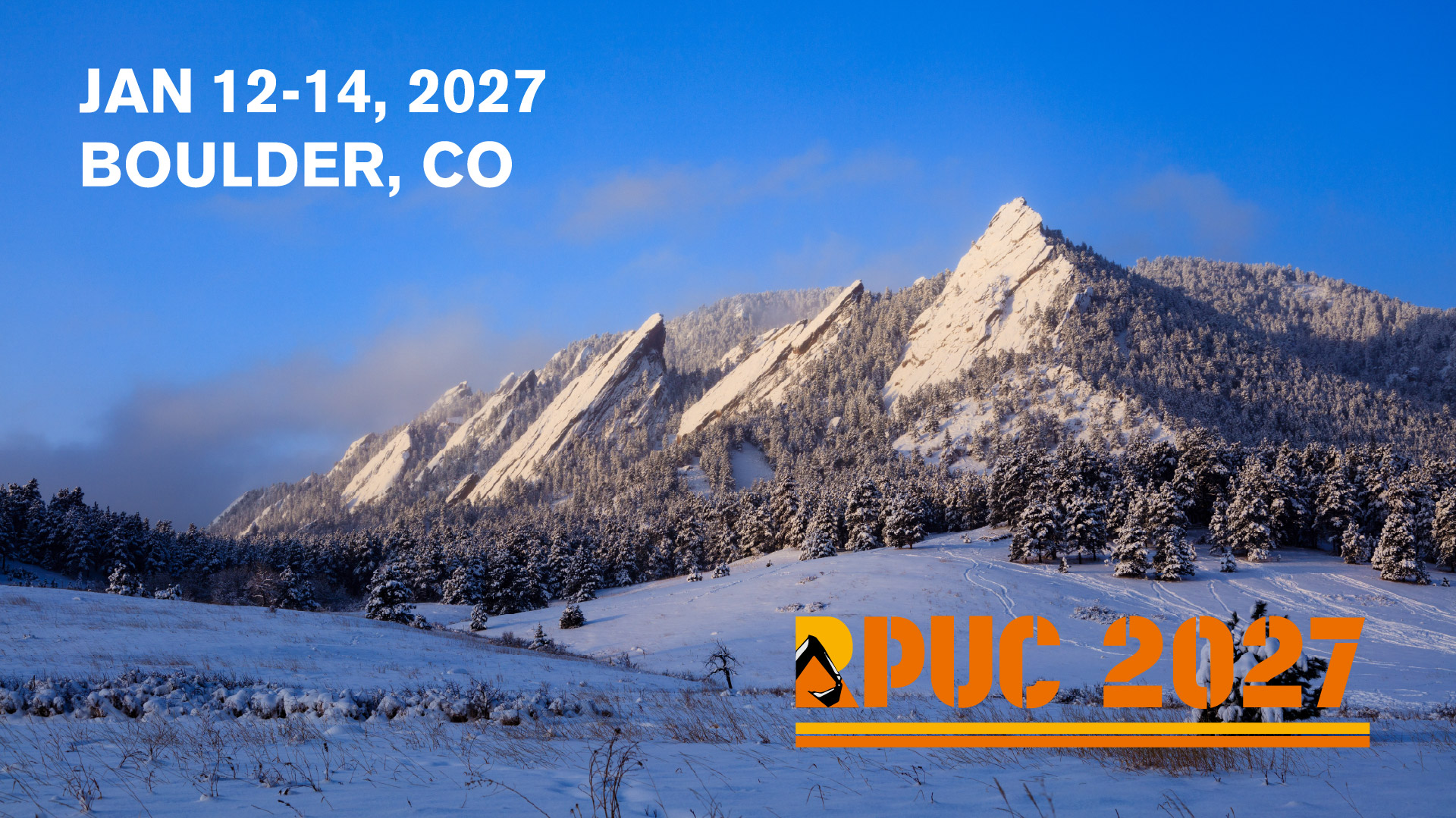 Power User Conference 2027
January 12-14, 2027 in Boulder, CO
Image of Boulder Foothills